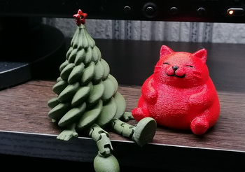 Ёлочные игрушки (материал: PLA и PETG)