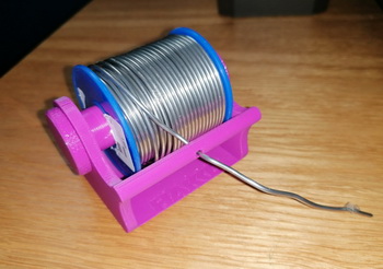 Держатель катушки припоя (материал: PETG)