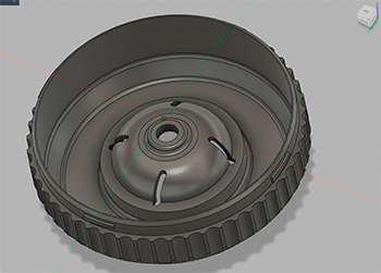 Модель крышки блендера